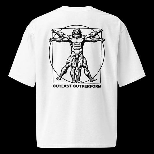 Virtruvian Man Oversized T-Shirt